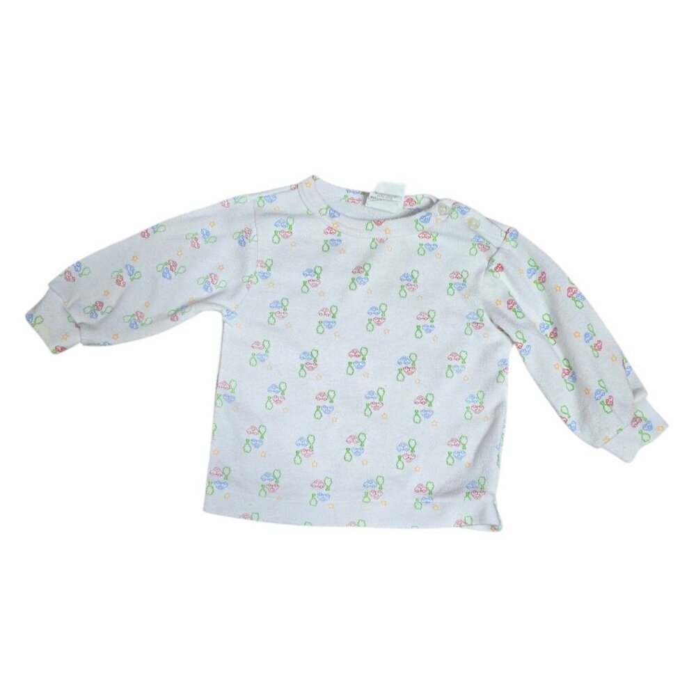Vintage 90s Mayfair Truck Car Print Long Sleeve T-shirt